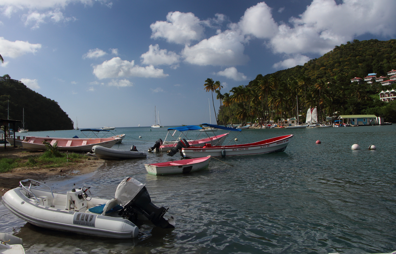 Bucht in St. Lucia