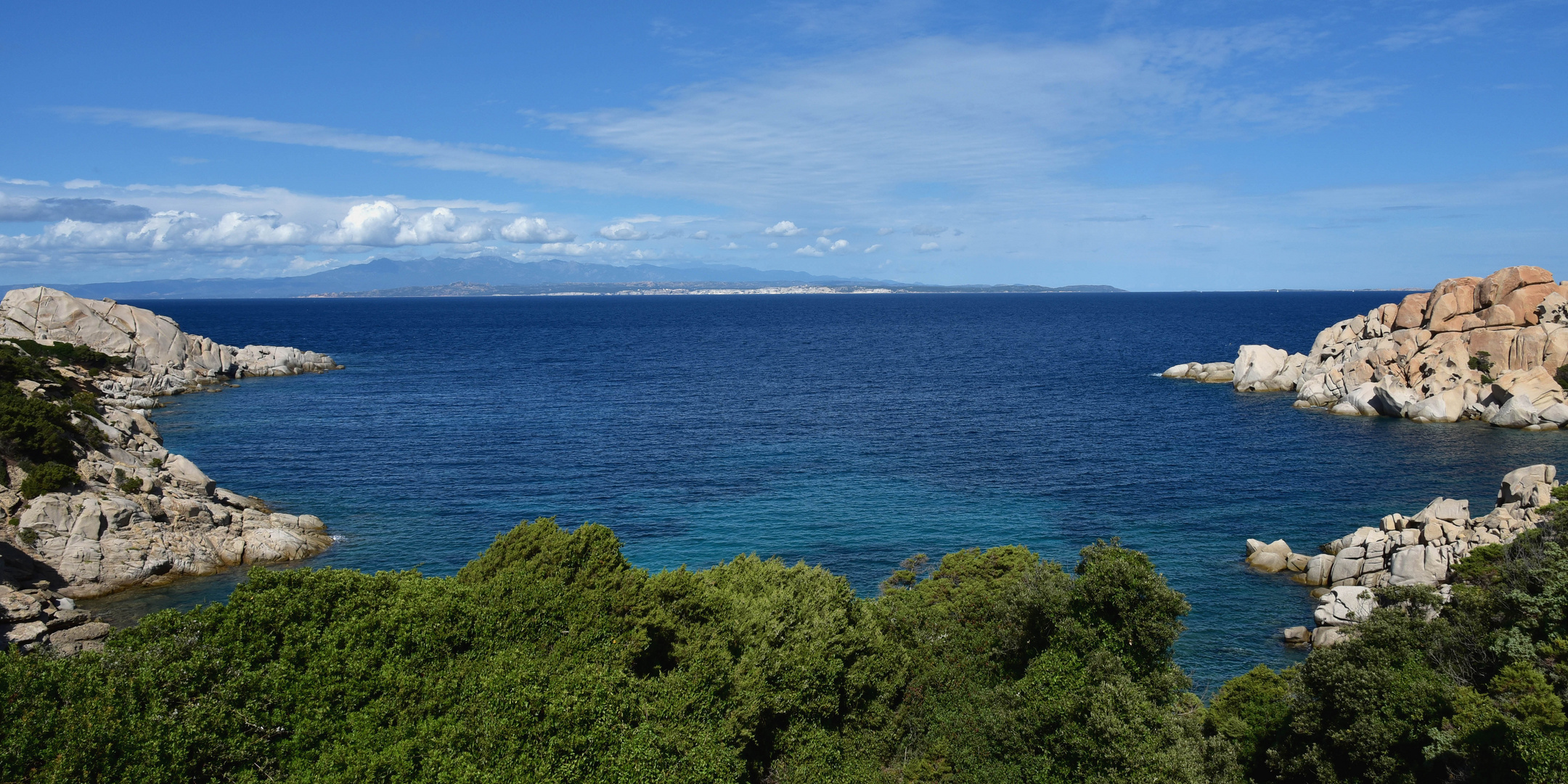 Bucht mit Korsika