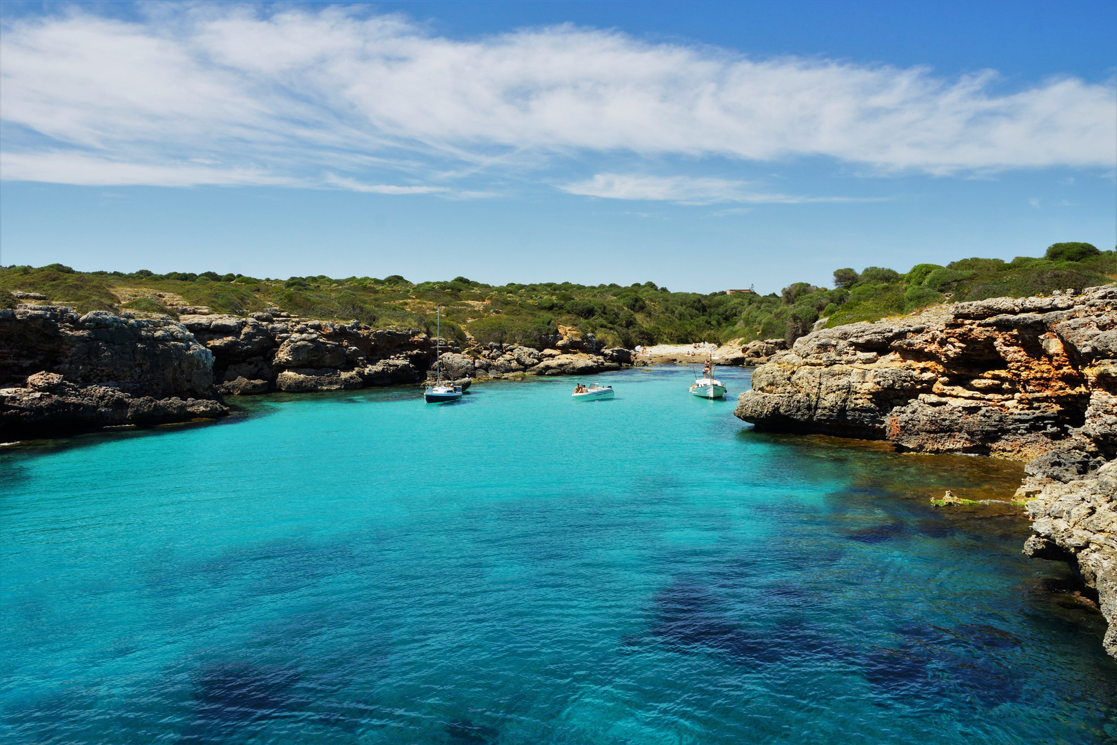 Bucht mit Strand von Mallorca