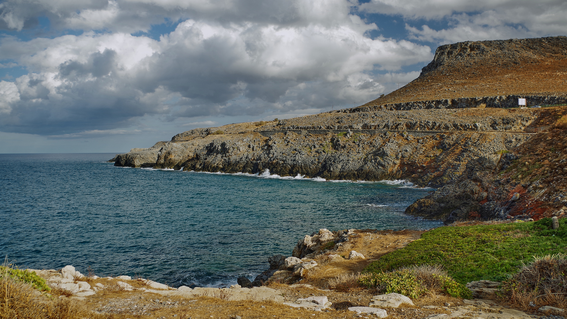 Bucht Old National Road zwischen Heraklion und Kokkini Hani