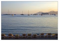 Bucht von Cannes mit der AIDA