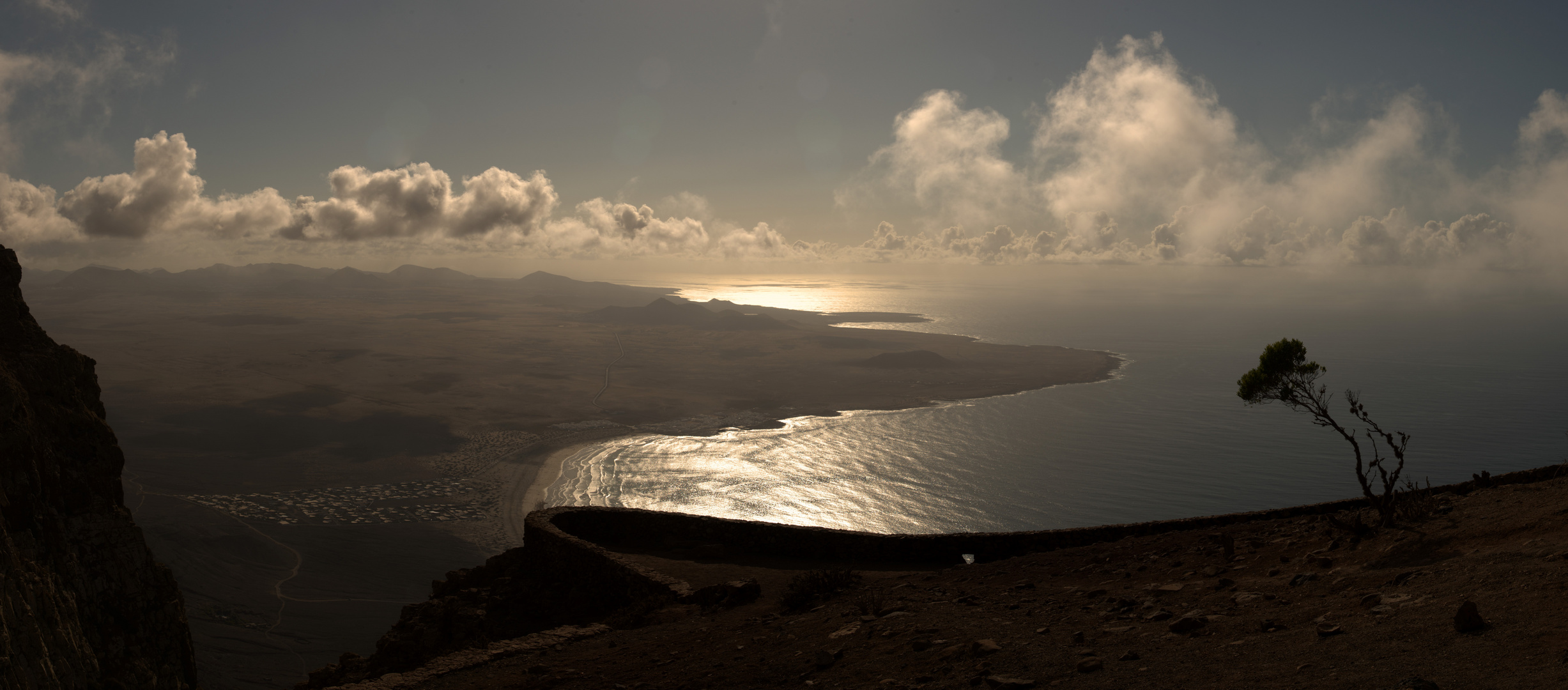 Bucht von Famara auf Lanzarote