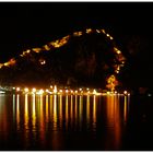 Bucht von Kotor bei Nacht