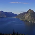 Bucht von Lugano panorama