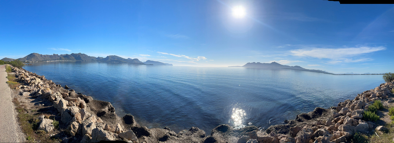 Bucht von Puerto Pollensa (Panorama Foto) 16.05.2021