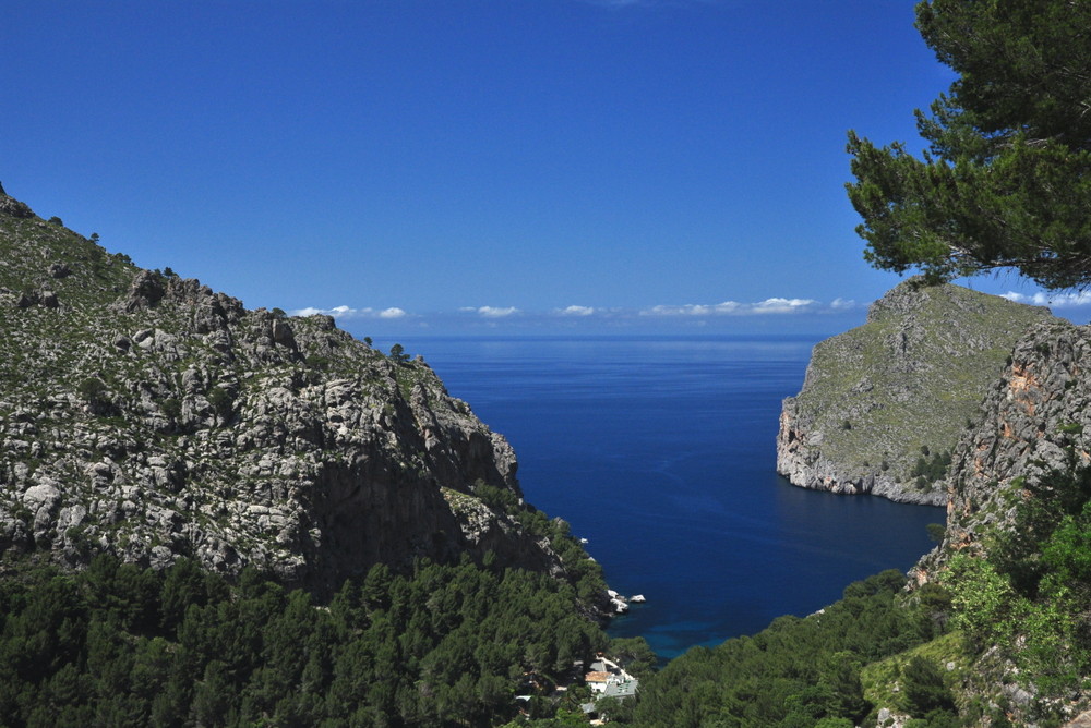 Bucht von Sa Calobra auf Mallorca