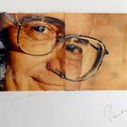 Buck Henry, Polaroid Emulsion Transfer, Los Angeles