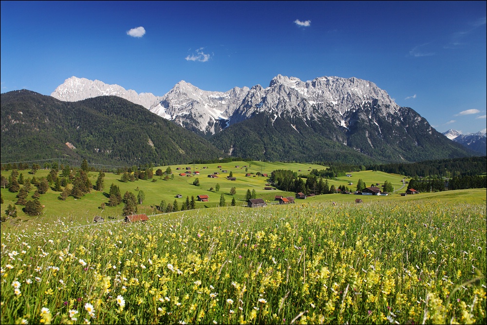 ~ Buckelwiesen und Karwendel in 2:3 ~