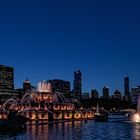 Buckingham Fountain zur Blauen Stunde