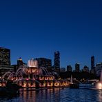 Buckingham Fountain zur Blauen Stunde