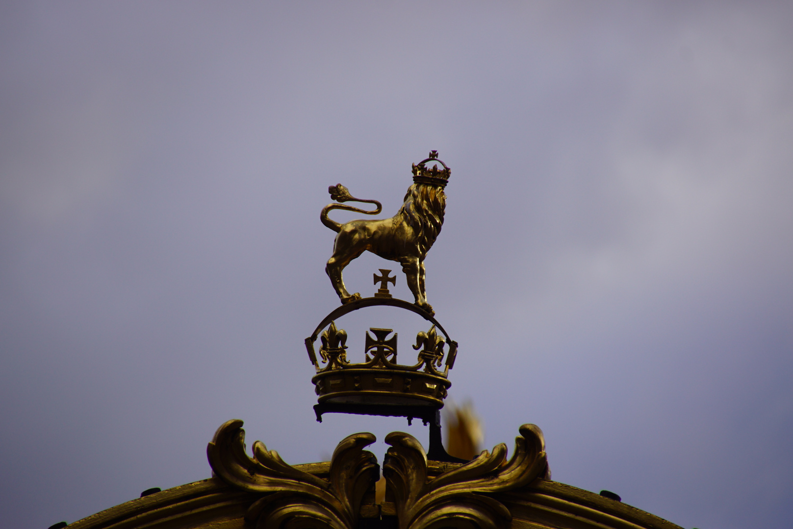 Buckingham Palace Tor London Lichtspiel