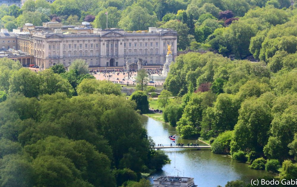 Buckingham Palace von oben