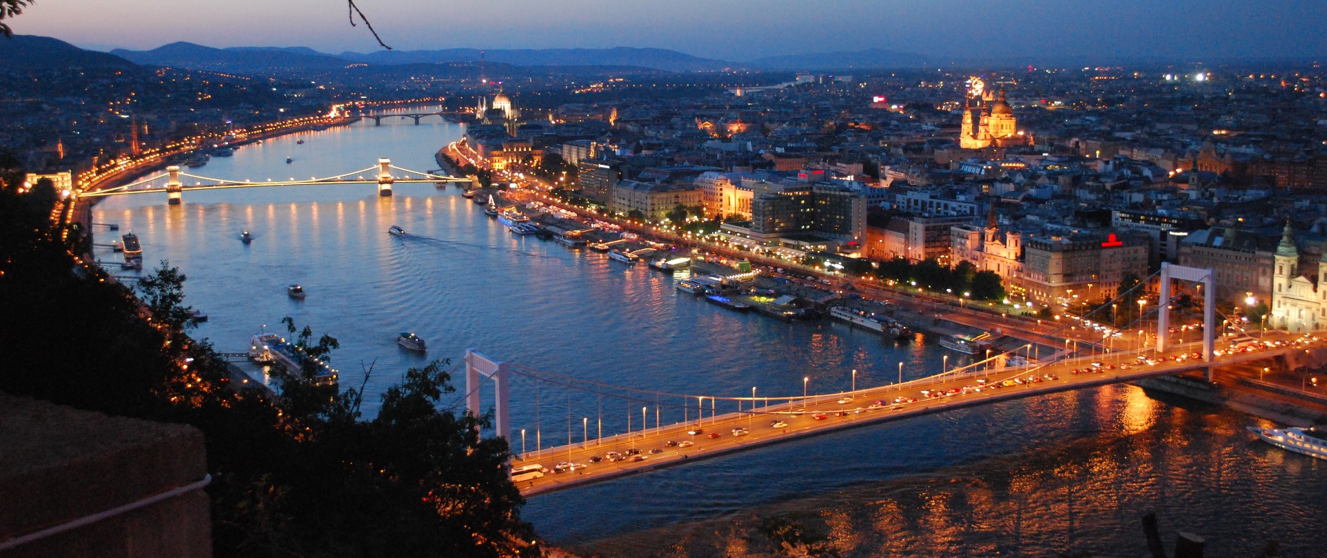 Budapest Abenddämmerung