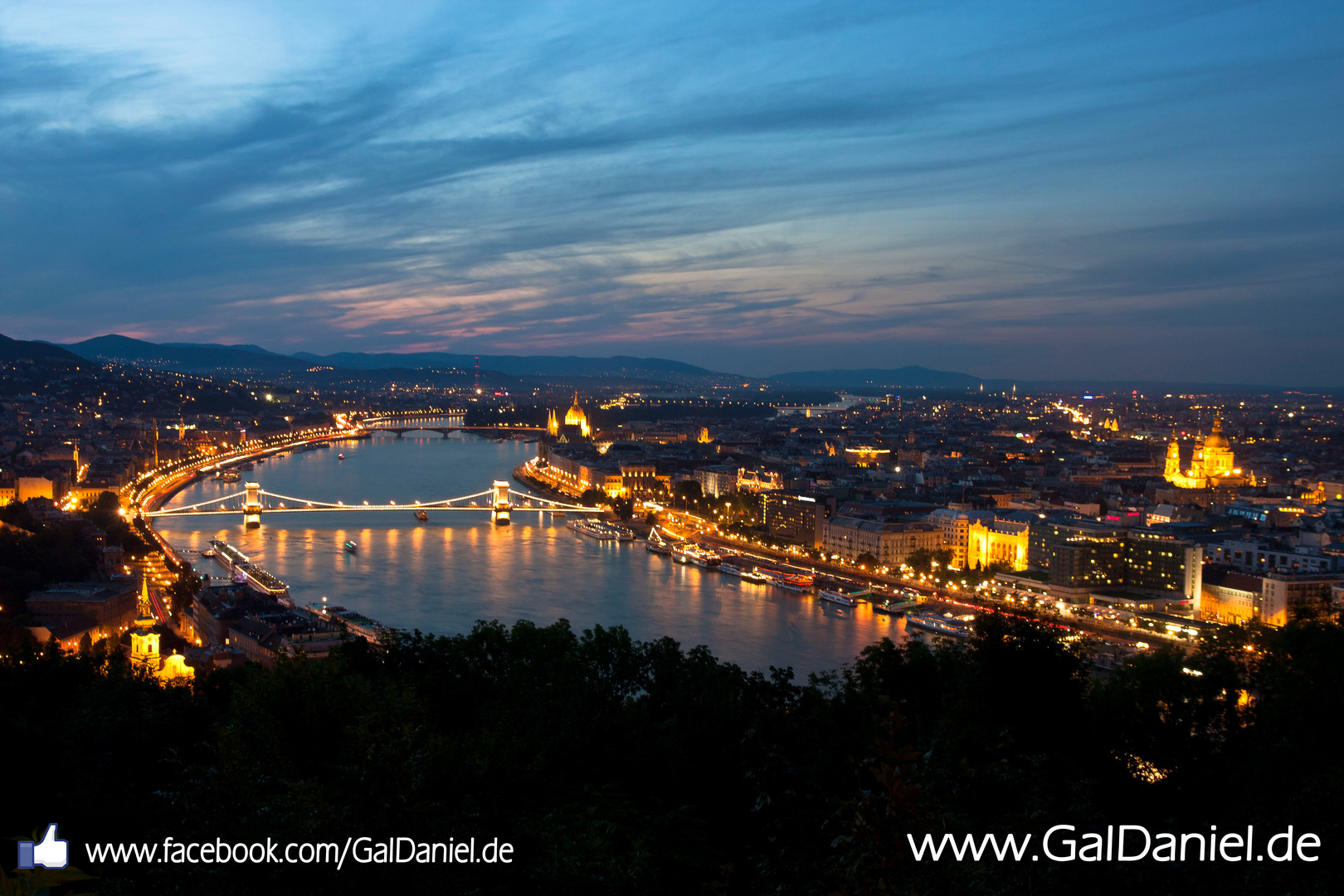 Budapest bei Nacht