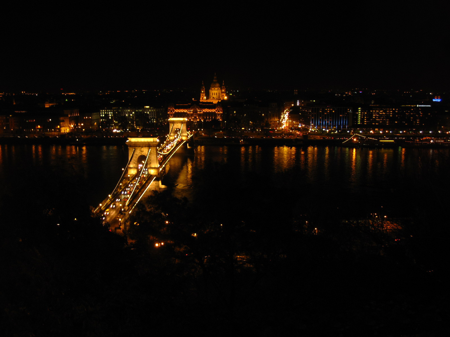 Budapest bei Nacht.