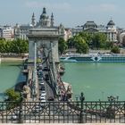 Budapest: Blick auf die Kettenbrücke