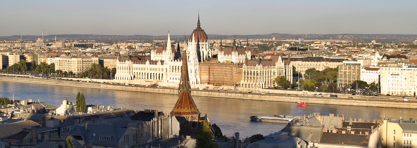 Budapest - Blick über die Donau