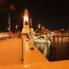 Budapest Brücke bei Nacht