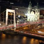 Budapest Brücke bei Nacht