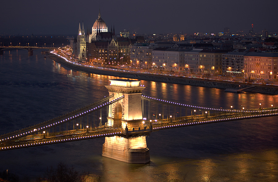 Budapest by night