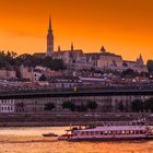 Budapest - Chiesa di S.Mattia Danubio e Ponte delle Catene.