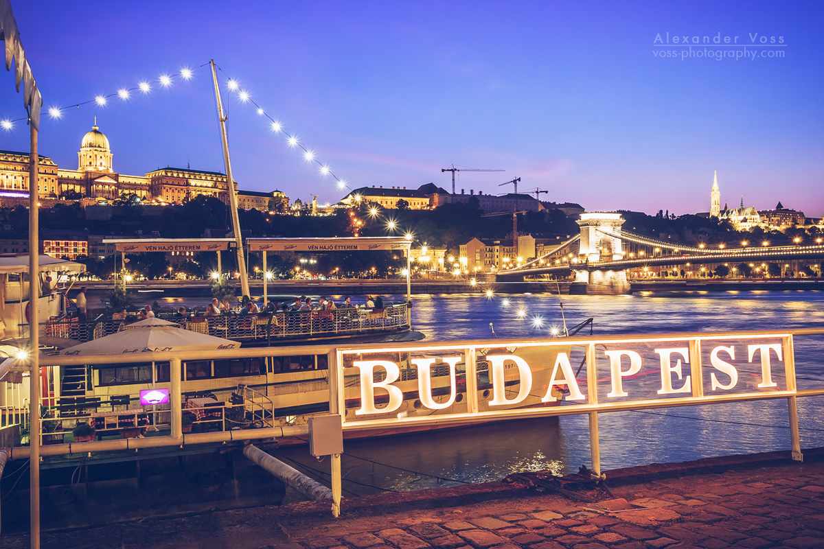 Budapest - Donau-Ufer / Kettenbrücke