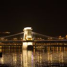 Budapest Elisabethbrücke bei Nacht 