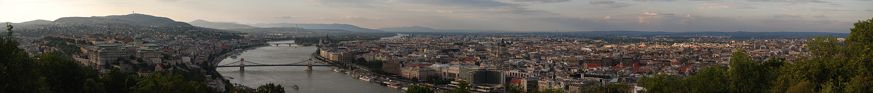 Budapest in der Abendsonne