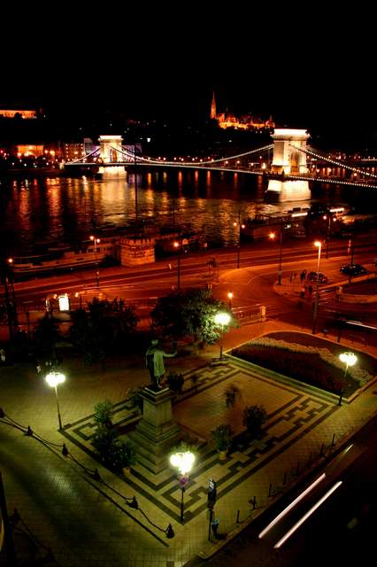 Budapest in night