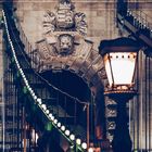 Budapest - Kettenbrücke bei Nacht