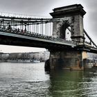 Budapest Kettenbrücke dramatisch