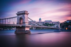 Budapest - Kettenbrücke (Langzeitbelichtung)