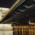 Budapest - Kettenbrücke mit Matthiaskirche