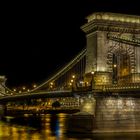 Budapest Kettenbrücke Nachtaufnahme