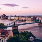 Budapest - Kettenbrücke und Donau (Langzeitbelichtung)