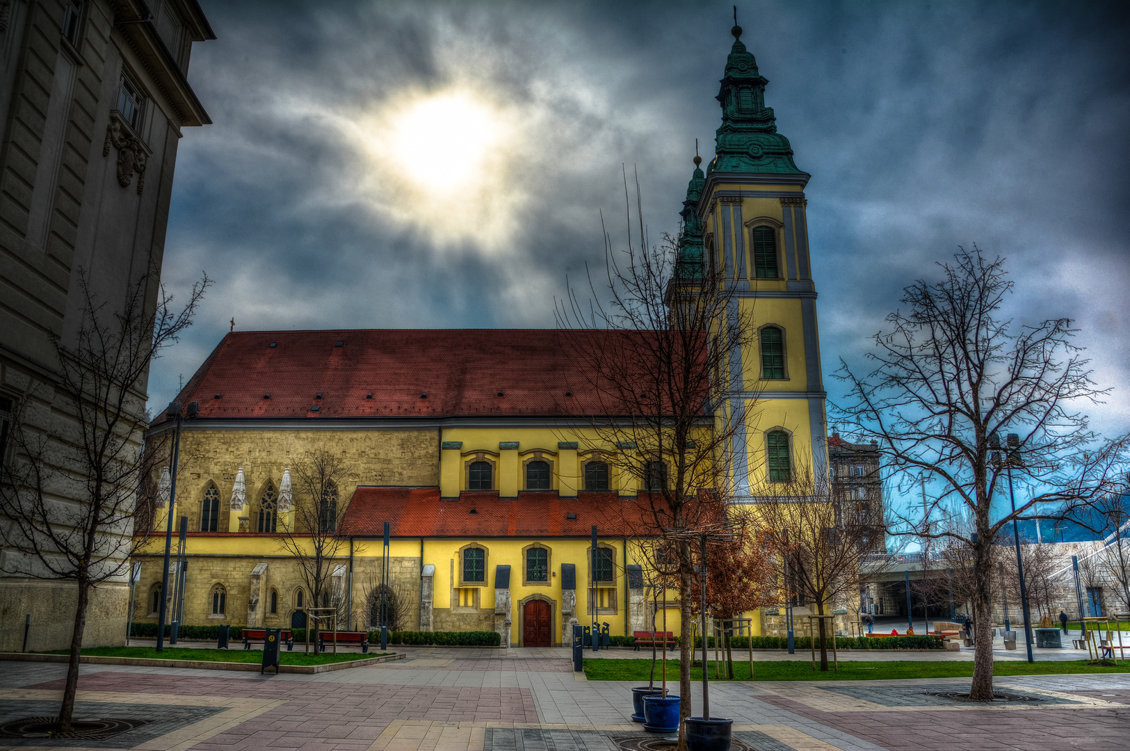 Budapest - Kirche am Franziskaner-Platz