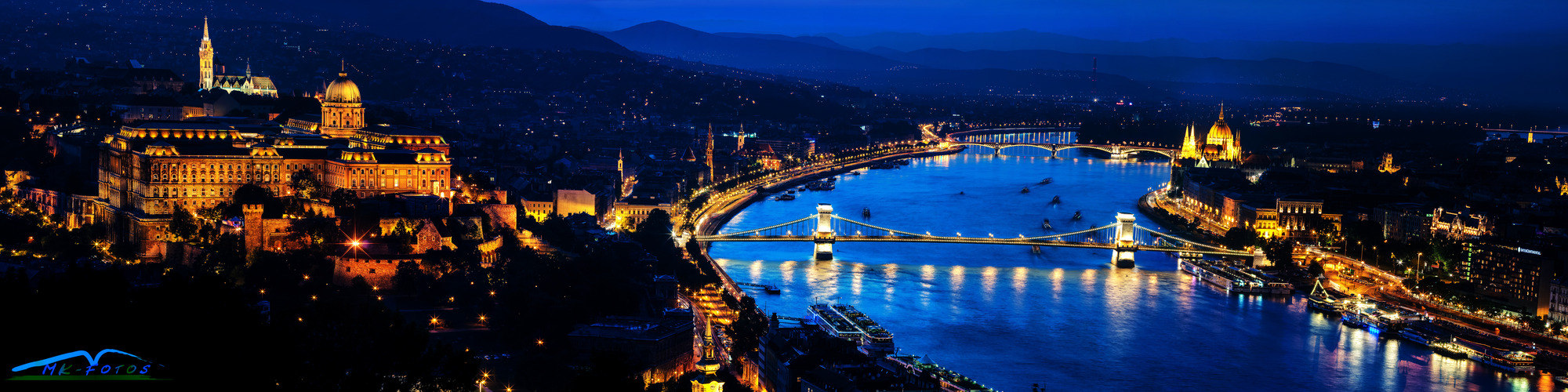 Budapest mit der blauen Donau