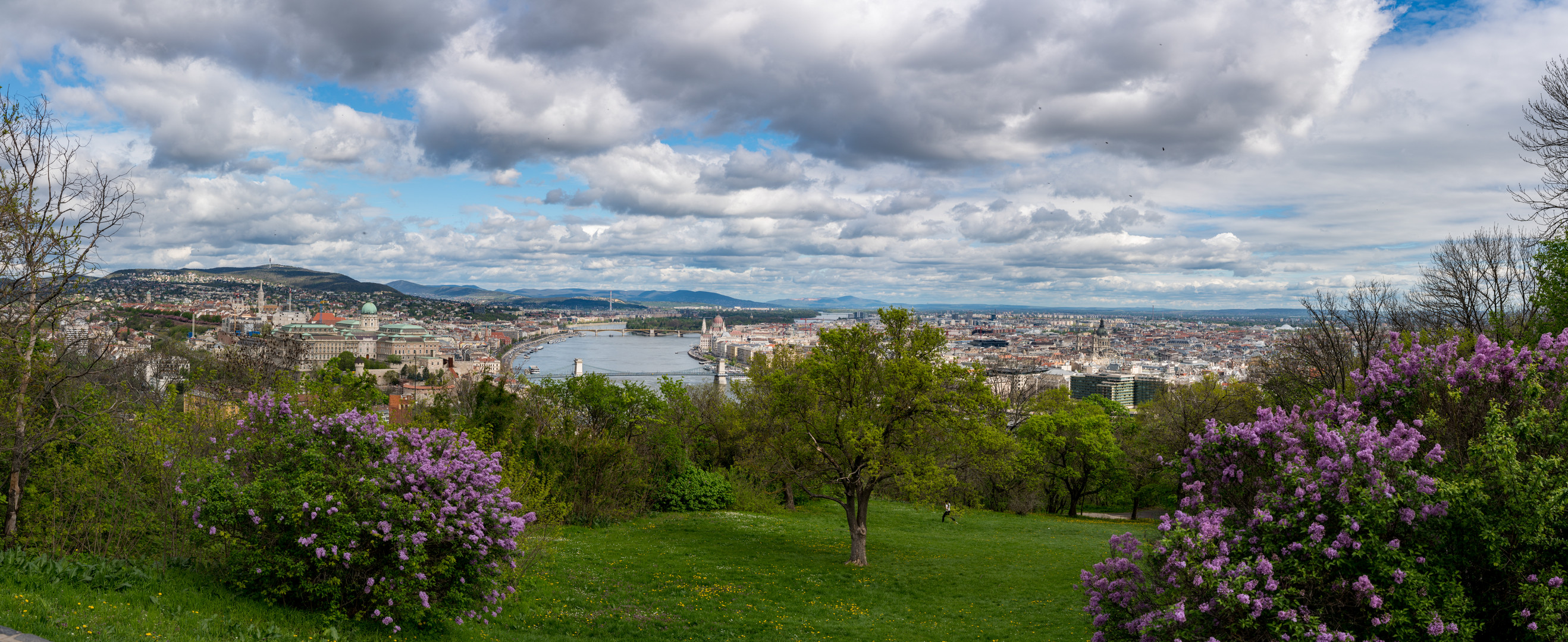 Budapest Panorama im Frühling