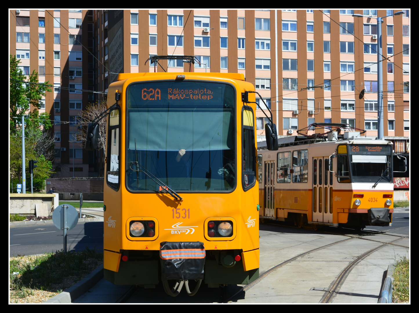 Budapest - Straßenbahnalltag