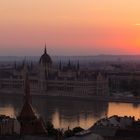 Budapest Sunrise above Parlament