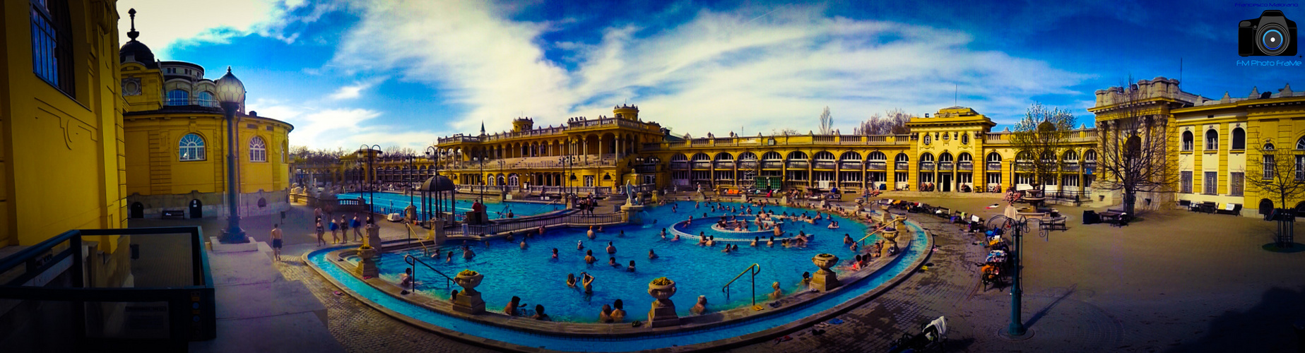 Budapest, Terme Szechenyi, Panoramica.