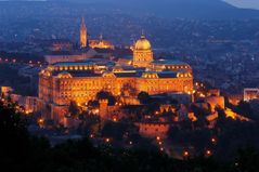 Budapester Burg in Abendstimmung