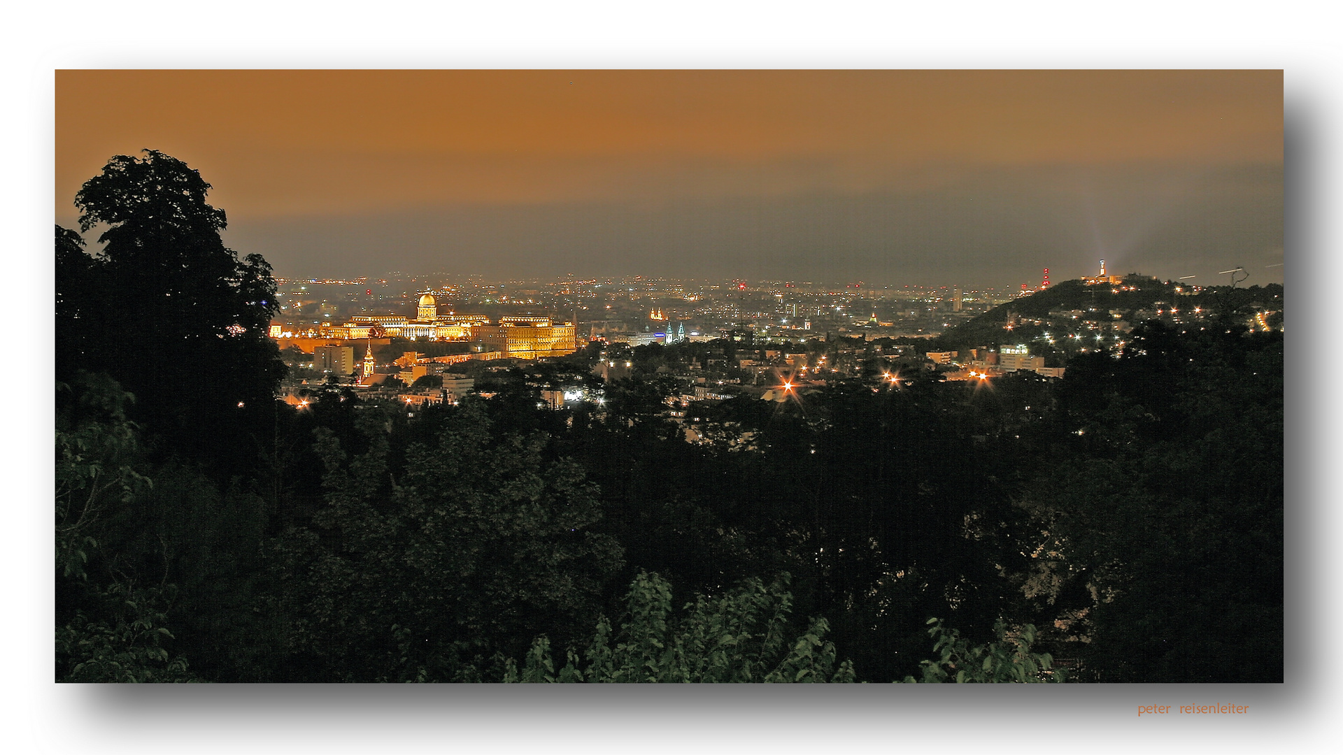 Budapest_Nachts von Dieter`s Balkon