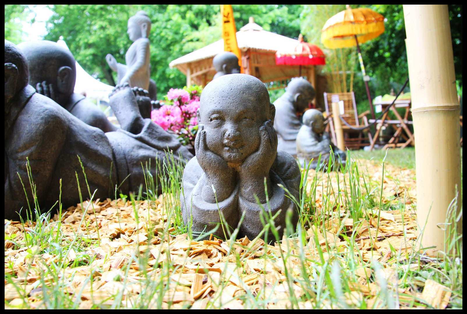 Budda im Garten