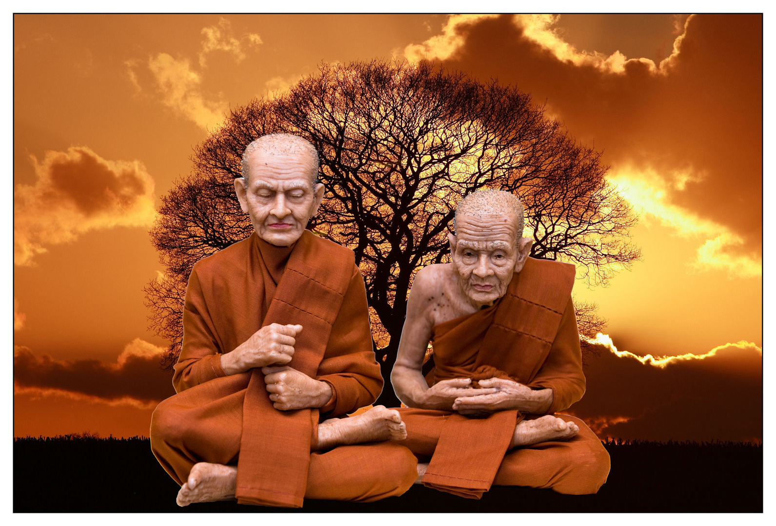 buddah,monnik,buddist,monache,Thailand