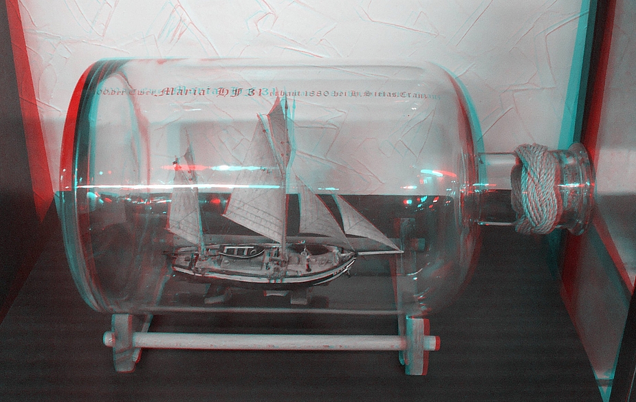 Buddelschiffmuseum Hamburg 3D-Brille! 2