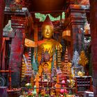 Buddha altar in Hindu temple