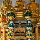 Buddha altar in Wat Luang Ubon Ratchathani