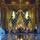 Buddha altar in Wat Neiramit Wipassana