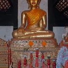 Buddha altar in Wat Pa Daet